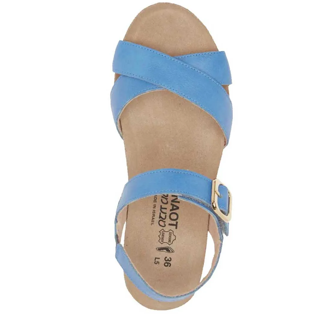 Naot Throne Wedge Sandal Sapphire Blue (Women's)