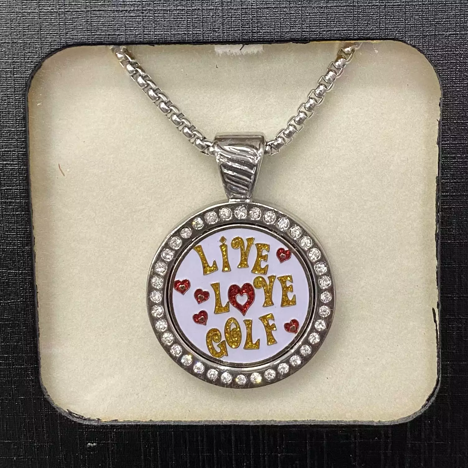 Navika Magnetic Necklace & Marker Live Love Golf