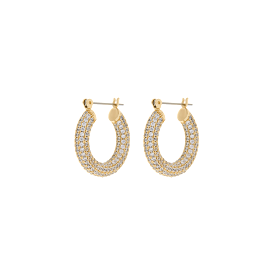 PAVE BABY AMALFI HOOPS