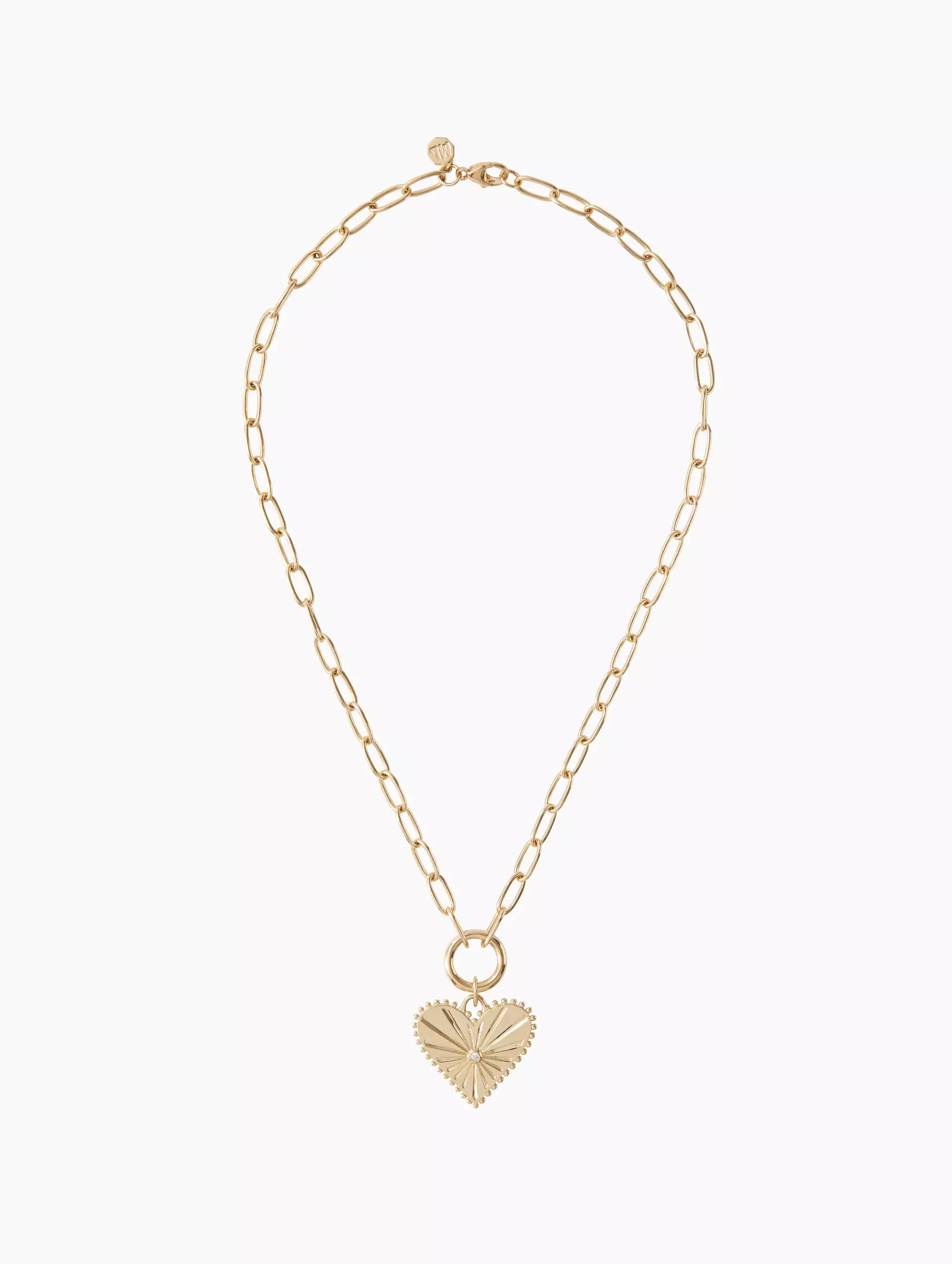 Pour Toujours Heart Coin Necklace