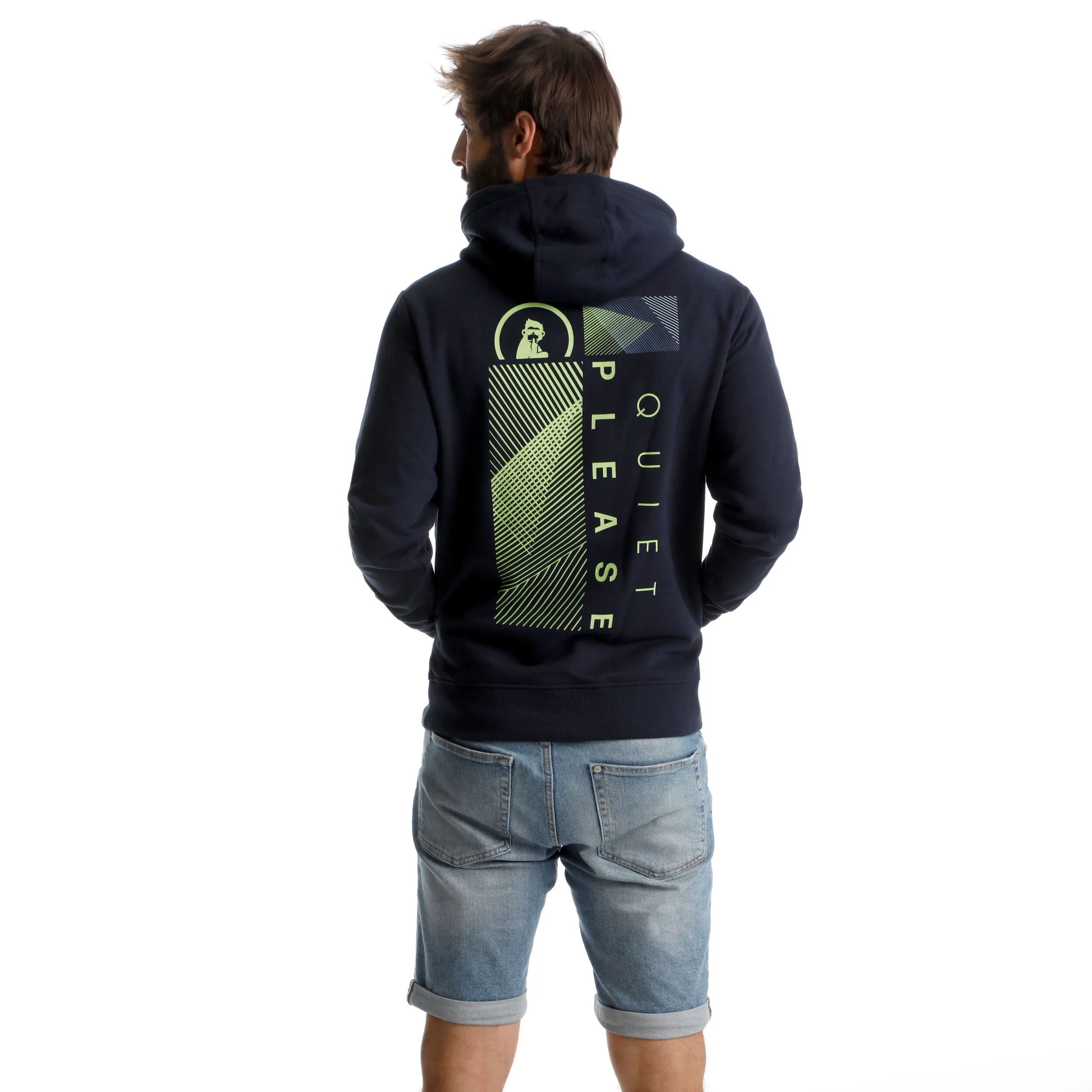 Quiet Please Tile Hoody Men