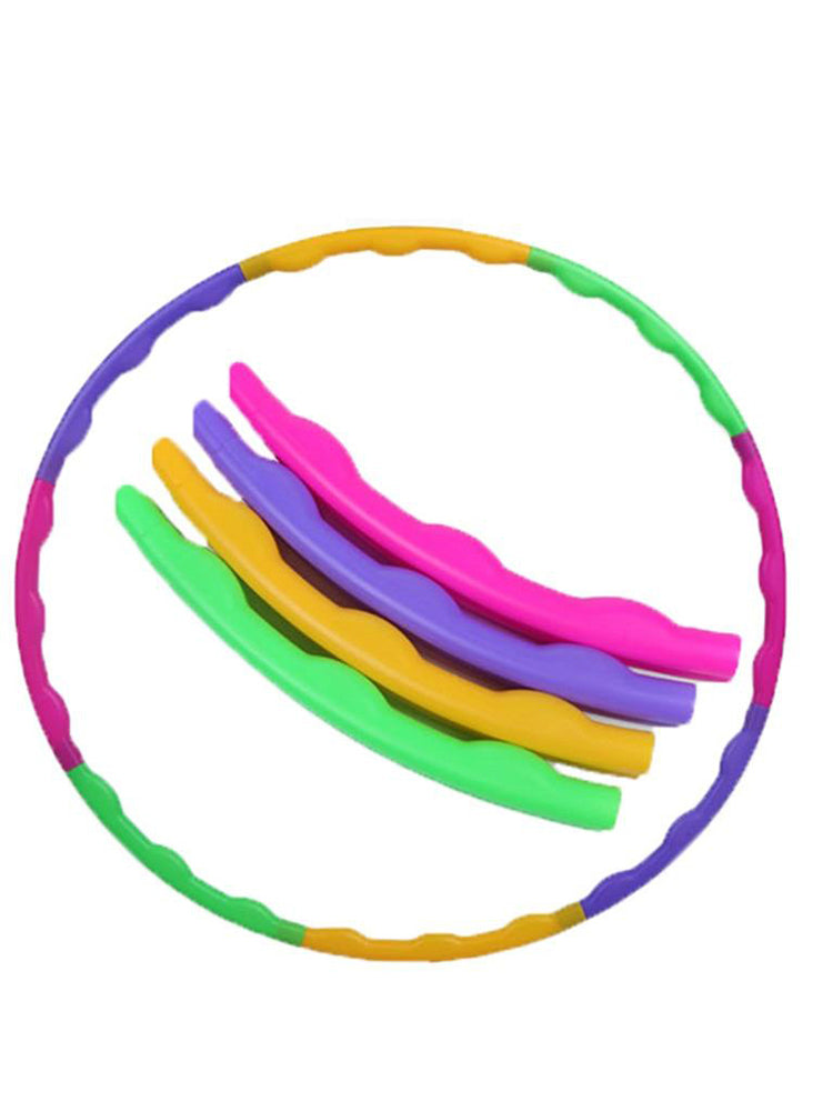 Removable Sport Hoop Children's Exercise Circle Plastic Massage Packable Gymnastics  Hoop