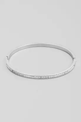 Rhinesone Bangle Bracelet