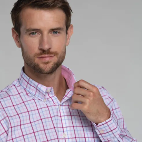 Schoffel Mens Holkham Classic Fit Shirt - Gillanders.ie Town & Country Clothing