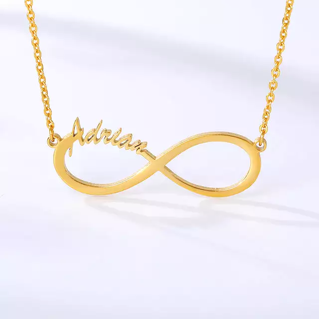 Shop i Style Custom Stainless Steel Infinity Name Necklace Boho Jewelry Personalized