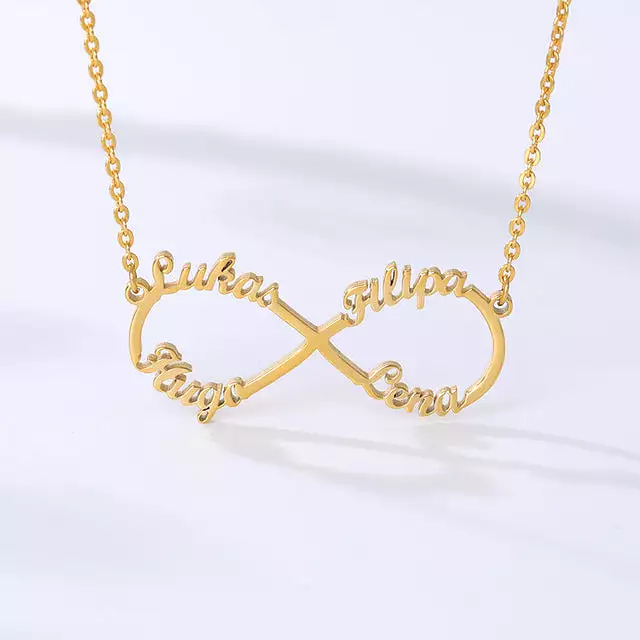 Shop i Style Custom Stainless Steel Infinity Name Necklace Boho Jewelry Personalized