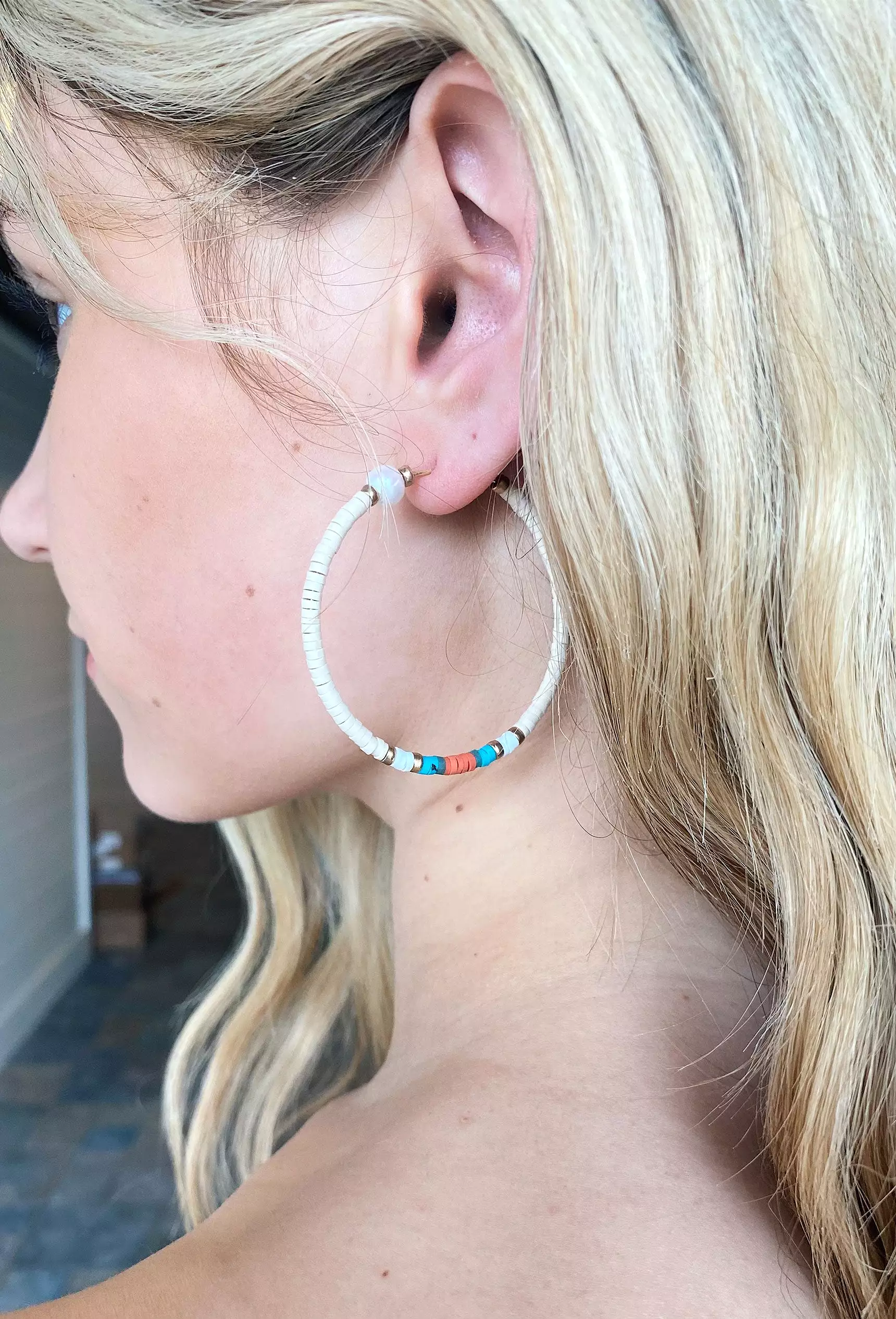 Shore Meetup Disc Hoop Earrings