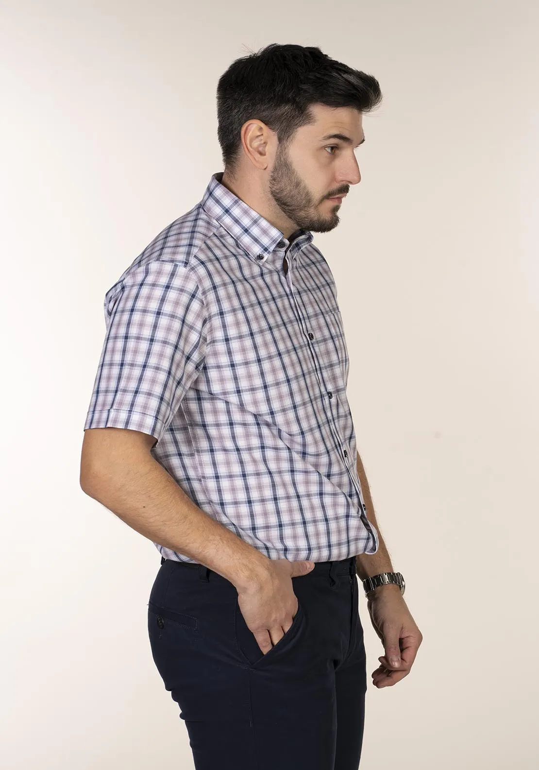 Short Sleeve Check Shirt