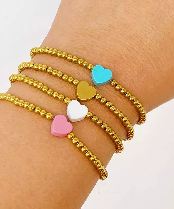 So Very Loved Heart Bracelet - Blue