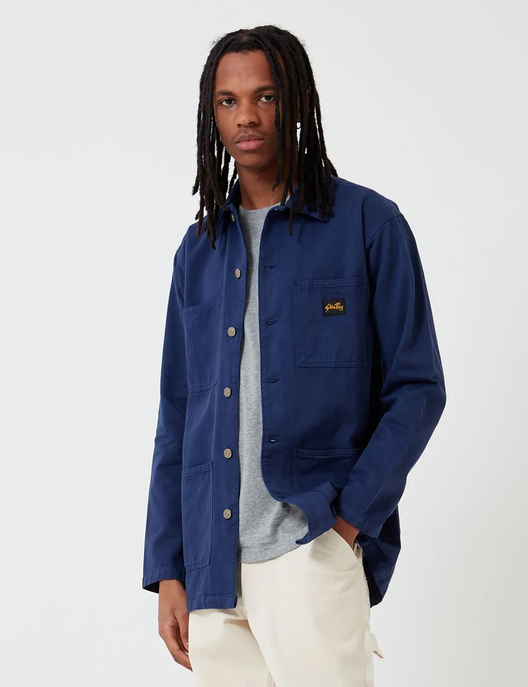 Stan Ray Shop Jacket (Overdyed) - Navy Blue