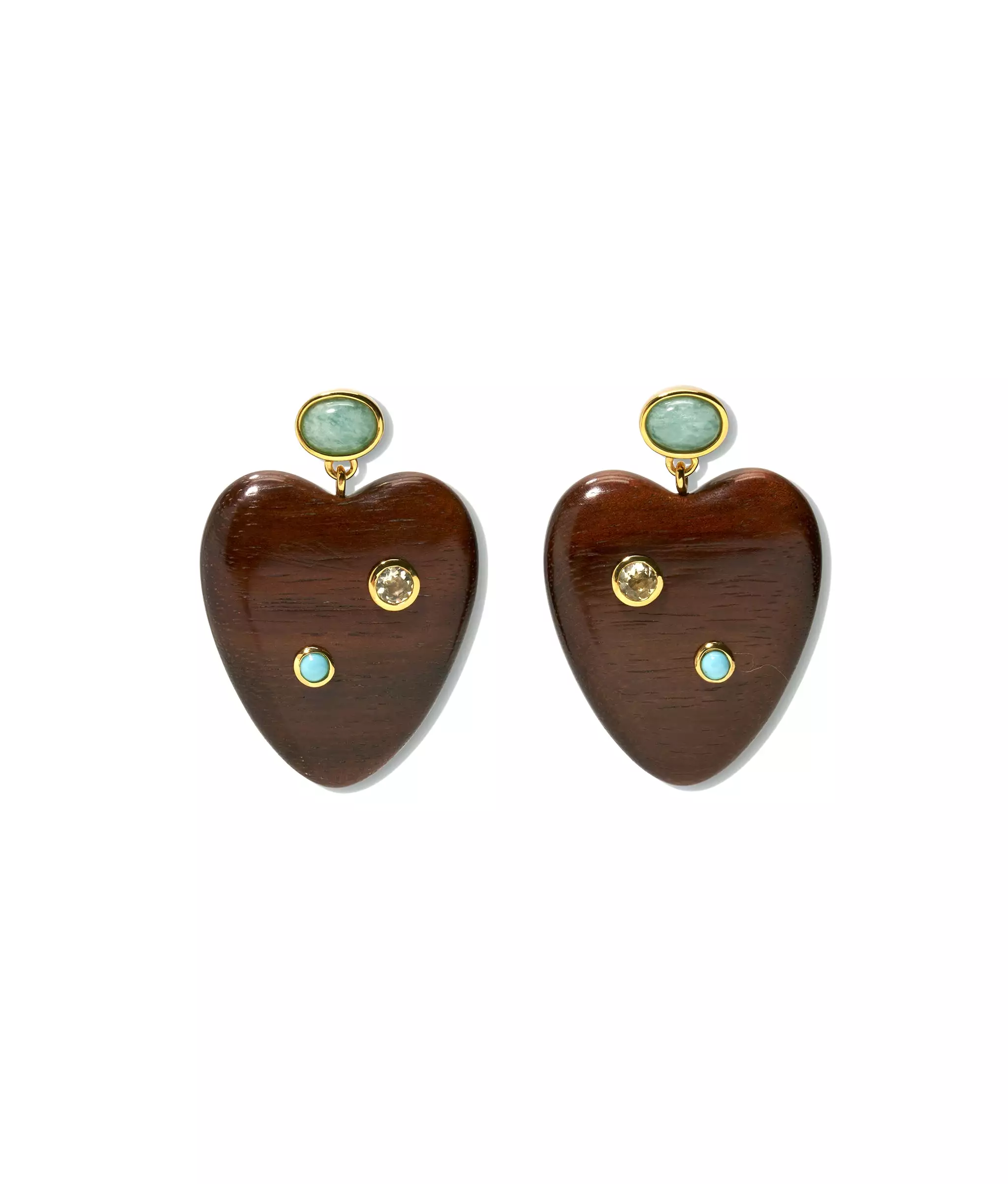 Tamarind Heart Earrings