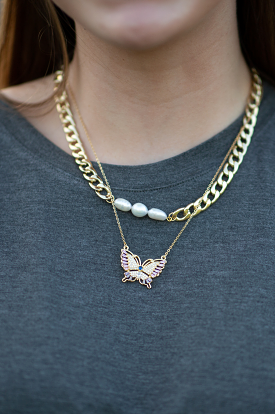 The 310 BAM Necklace by Annie Claire Designs