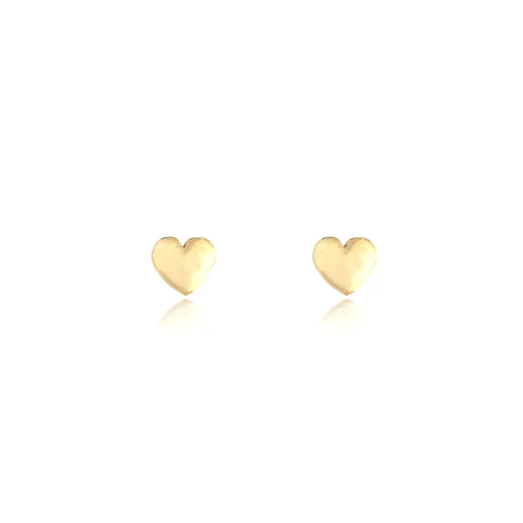 Tiny Heart Earrings