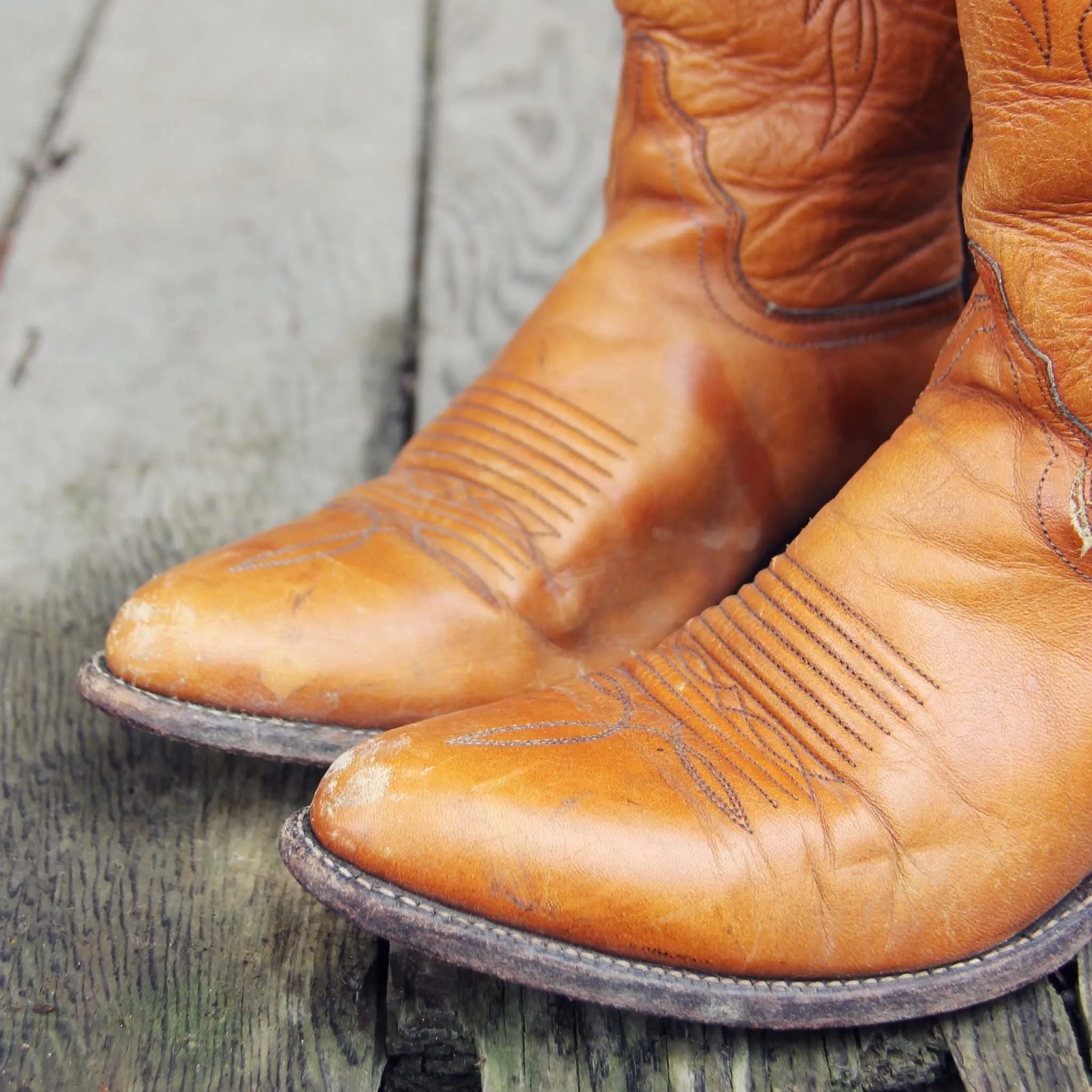 Vintage Falling Leaves Boots