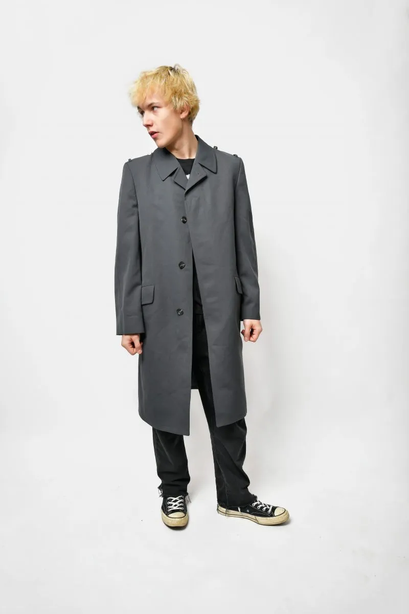 Vintage military army trench coat