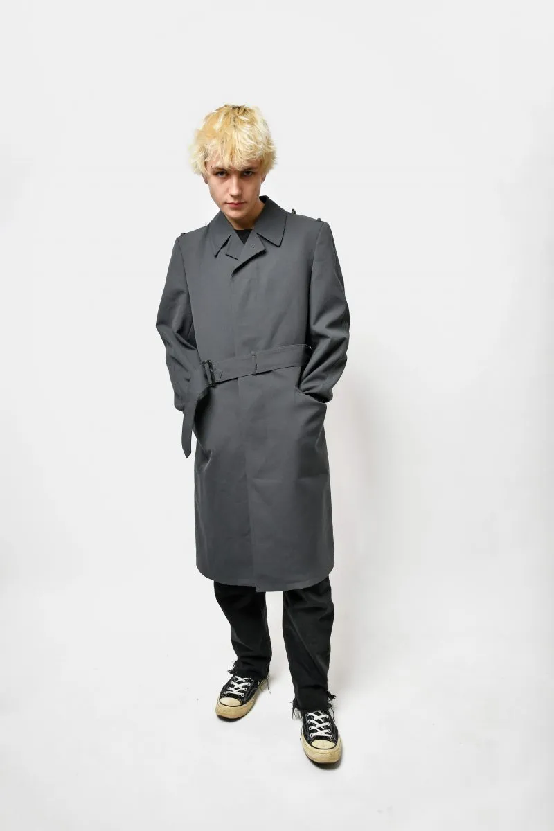 Vintage military army trench coat