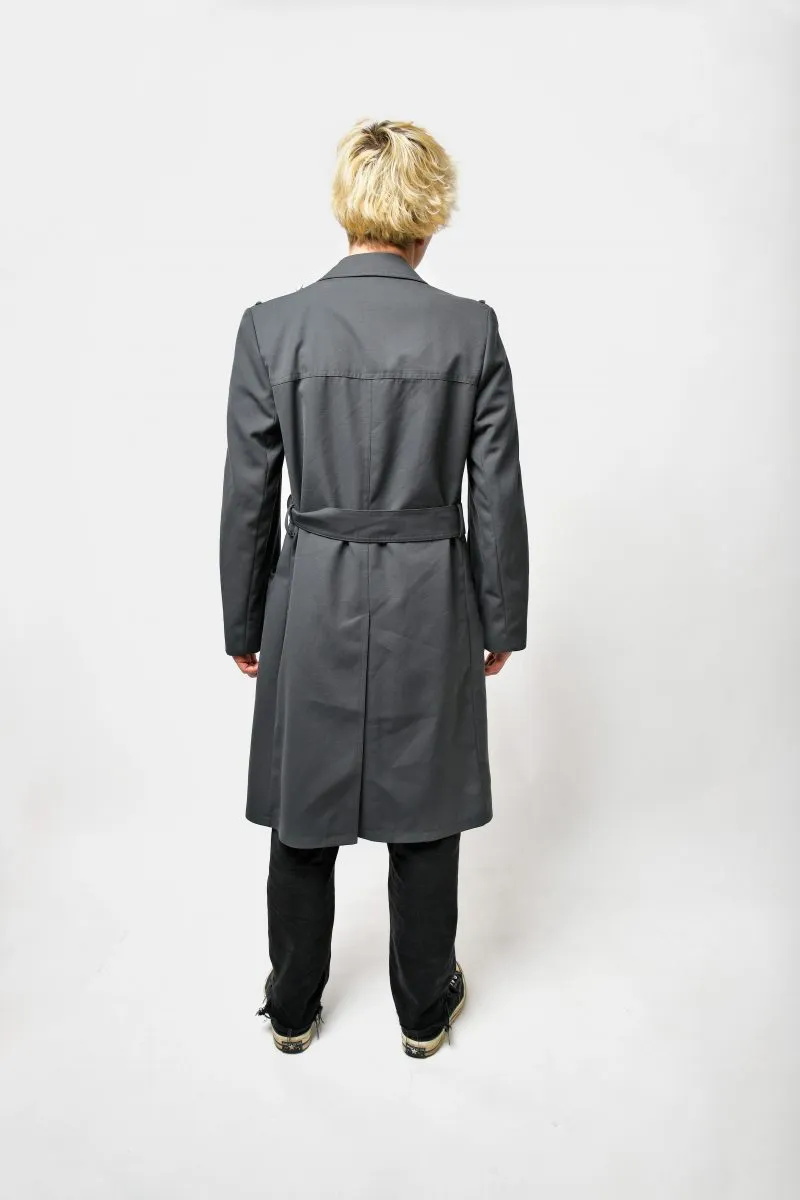 Vintage military army trench coat