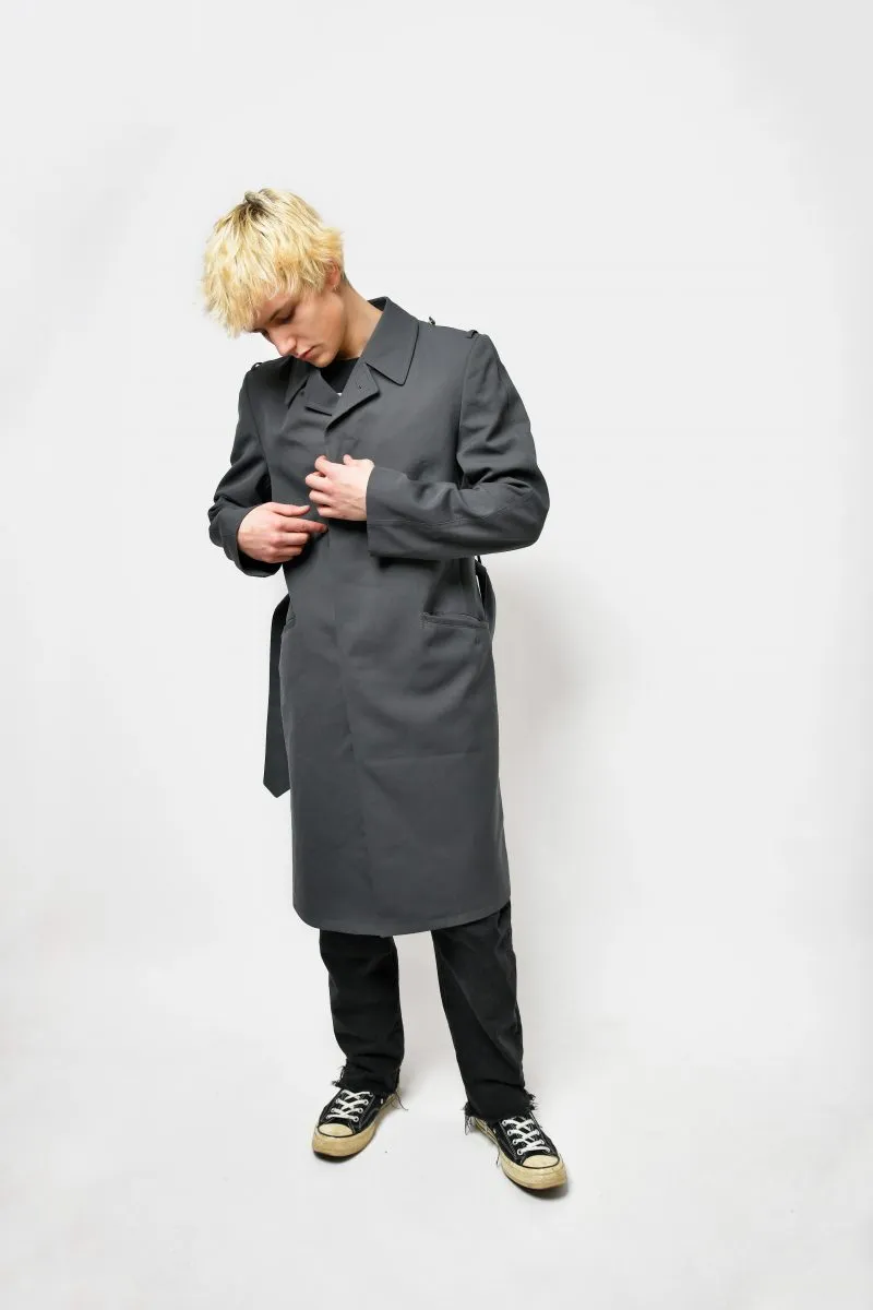 Vintage military army trench coat