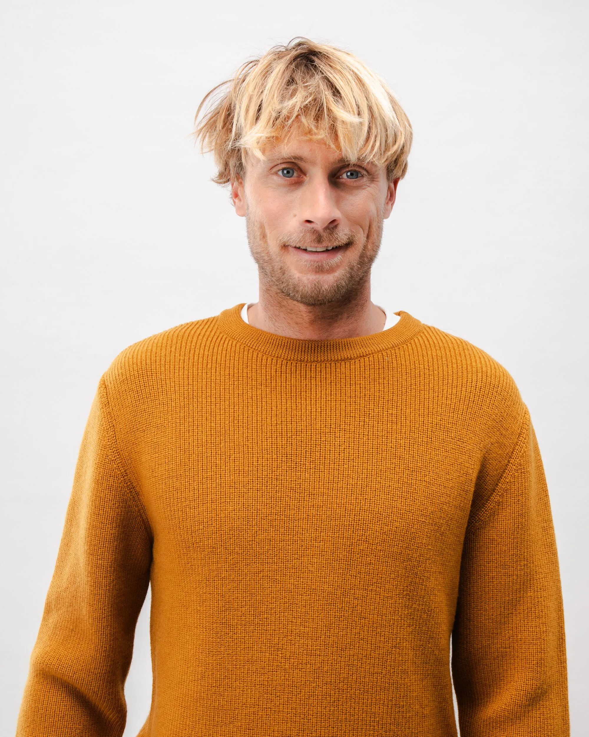 Waterfront Wool Sweater Mustard