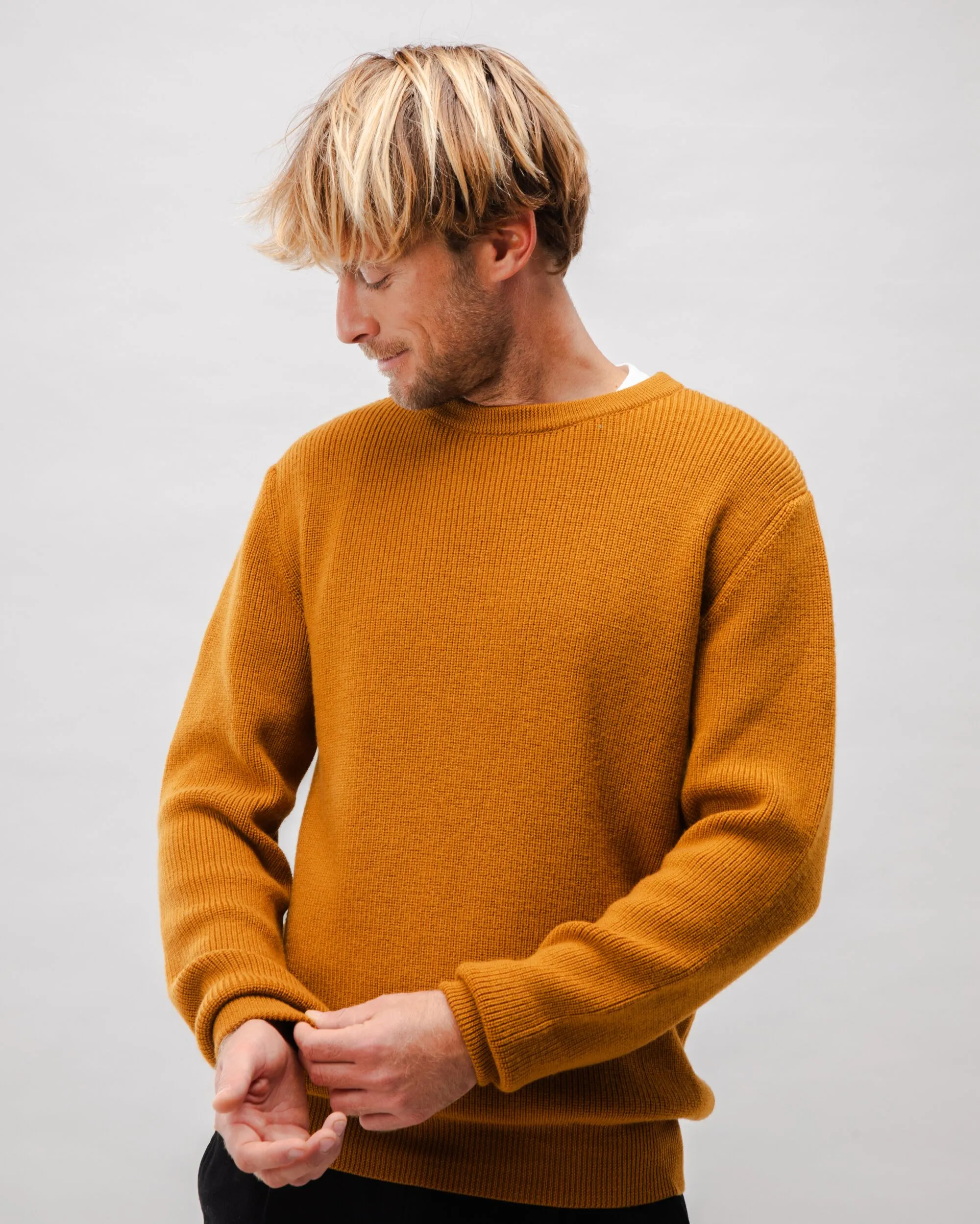 Waterfront Wool Sweater Mustard