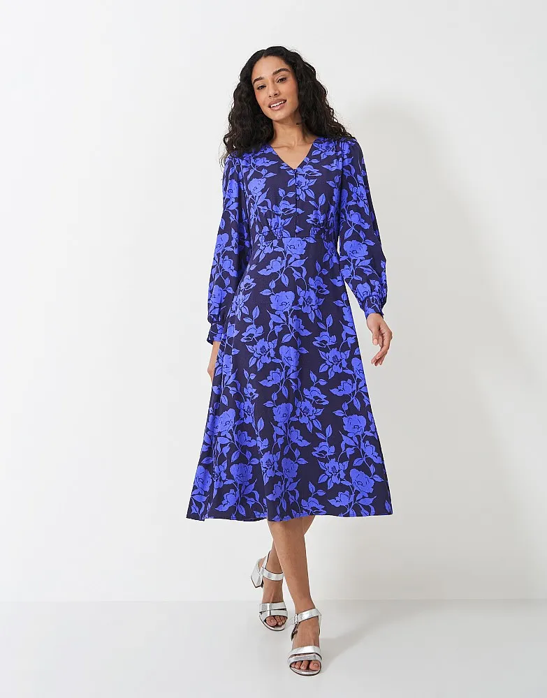 Women's Iona Long Sleeve Tea Dress from Crew Clothing Company