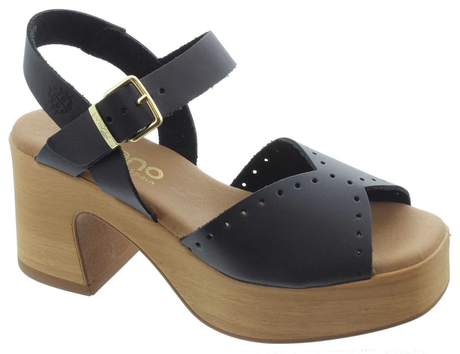 YOKONO Ladies Bonai 002 Heel Sandals In Black