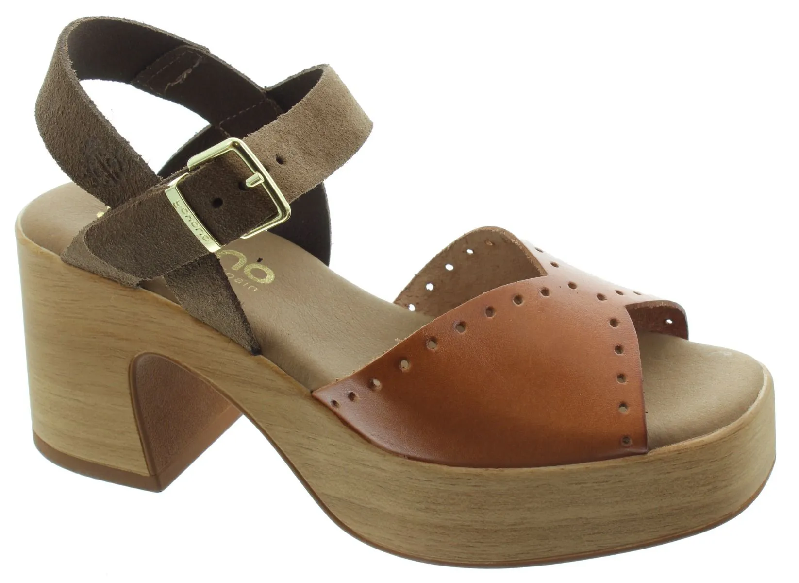 YOKONO Ladies Bonai 002 Heel Sandals In Tan